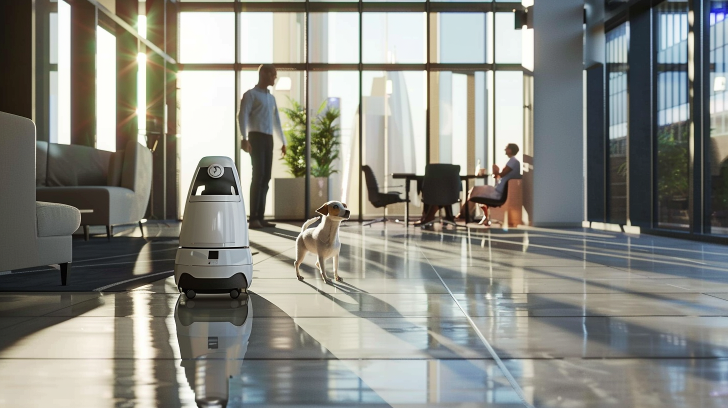 Amplifier Security's AI-powered security copilot guiding an employee through security protocols.